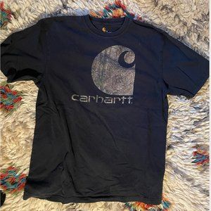 Men's Carhartt Real Tree Camo Logo Black Medium